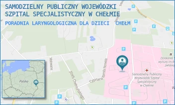 PORADNIA LARYNGOLOGICZNA DLA DZIECI - SAMODZIELNY PUBLICZNY WOJEWÓDZKI SZPITAL SPECJALISTYCZNY W CHEŁMIE - SZPITALNA 53 B, CHEŁM