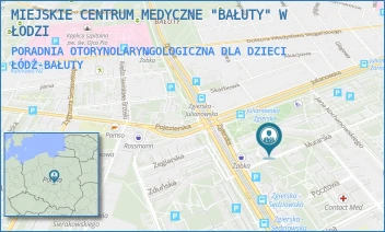 PORADNIA OTORYNOLARYNGOLOGICZNA DLA DZIECI - MIEJSKIE CENTRUM MEDYCZNE "BAŁUTY" W ŁODZI - MURARSKA 4,  ŁÓDŹ-BAŁUTY