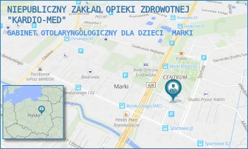 GABINET OTOLARYNGOLOGICZNY DLA DZIECI - NIEPUBLICZNY ZAKŁAD OPIEKI ZDROWOTNEJ "KARDIO-MED" - SPORTOWA 3,  MARKI