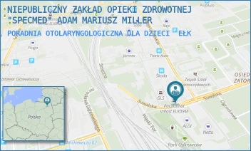 PORADNIA OTOLARYNGOLOGICZNA DLA DZIECI - NIEPUBLICZNY ZAKŁAD OPIEKI ZDROWOTNEJ "SPECMED" ADAM MARIUSZ MILLER - SUWALSKA 11, EŁK