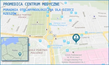 PORADNIA OTOLARYNGOLOGICZNA DLA DZIECI - PROMEDICA CENTRUM MEDYCZNE - UL. ZENITOWA 5,  RZESZÓW