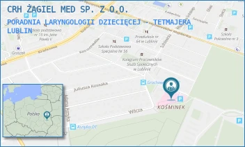 PORADNIA LARYNGOLOGII DZIECIĘCEJ - TETMAJERA - ALLMEDICA LUBLIN SPÓŁKA Z OGRANICZONĄ ODPOWIEDZIALNOŚCIĄ - TETMAJERA 21, LUBLIN